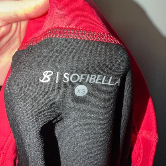 Sofibella Red and Black Women's Skort - Picture 4 of 4